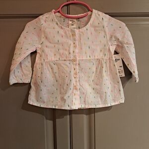 Oshkosh baby blouse 9 months new
